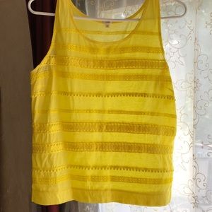 Yellow tank top